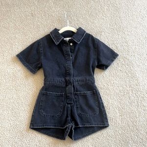 Zara denim romper girls size 6- great condition